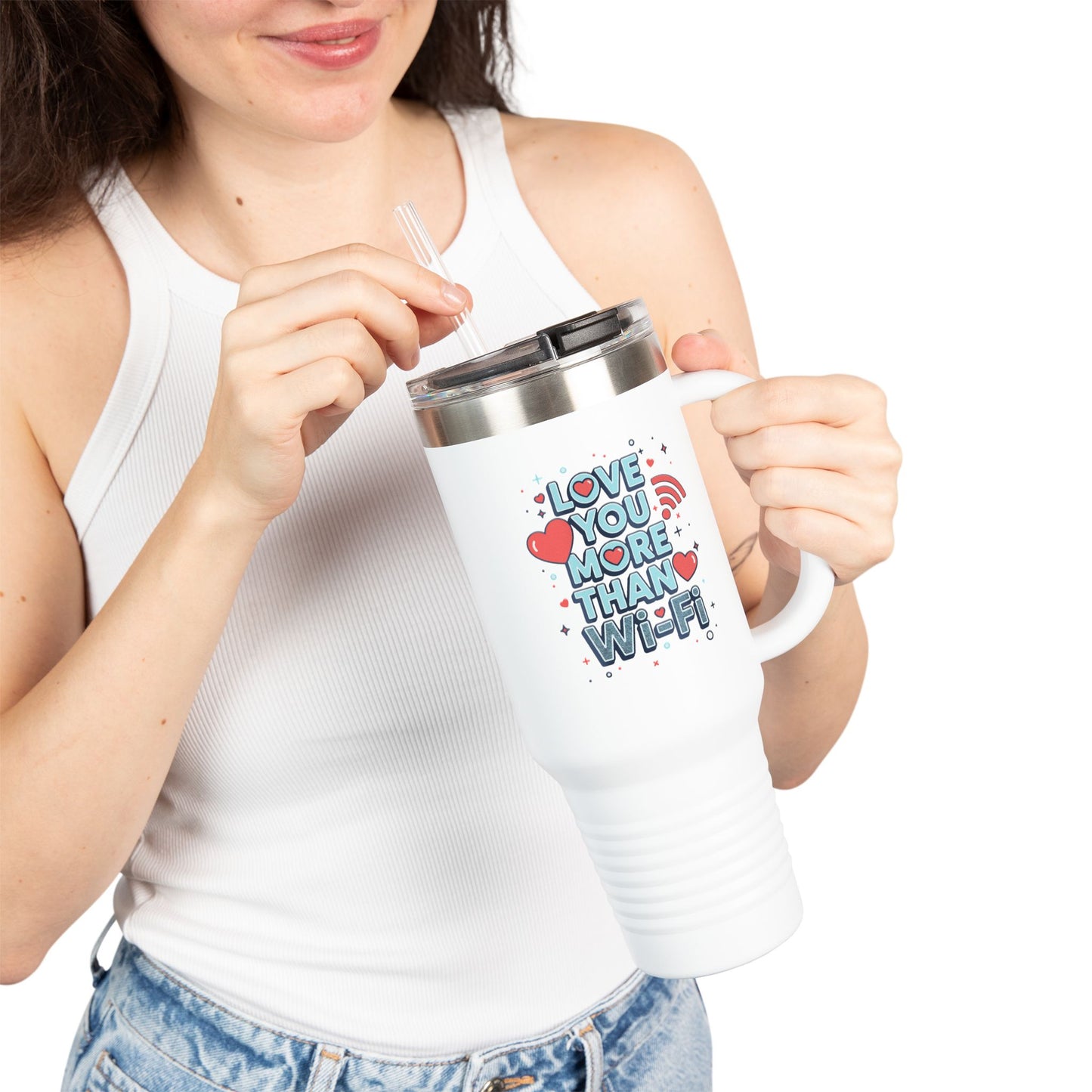 Love You More Than Wi‑Fi - Insulated Mug