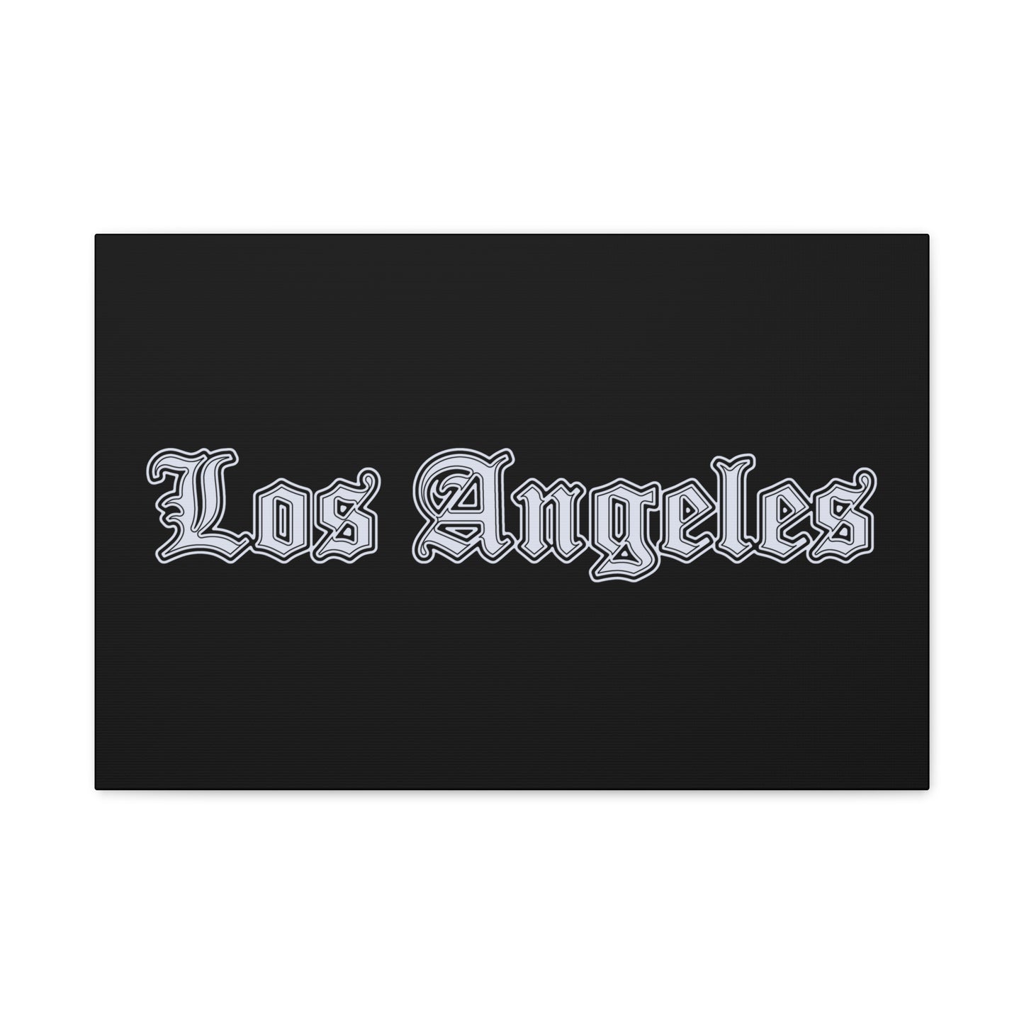 Stylish Matte Canvas Wall Art, Los Angeles Decor, Home Wall Decor, Urban Art - Silver Edition