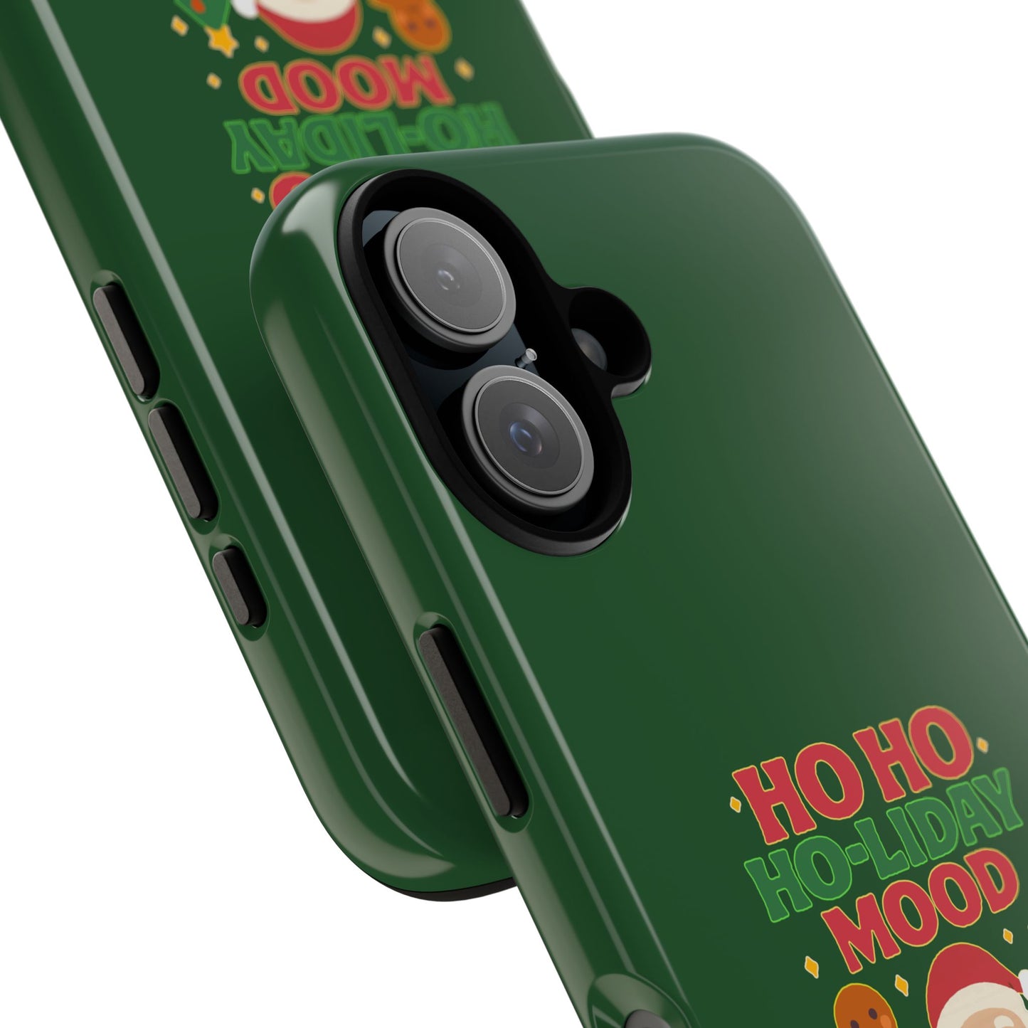 Christmas Phone Case, Ho Ho Ho-liday Mood, Festive Phone Cover, Santa Christmas Accessory, Holiday Gift, Winter Vibes
