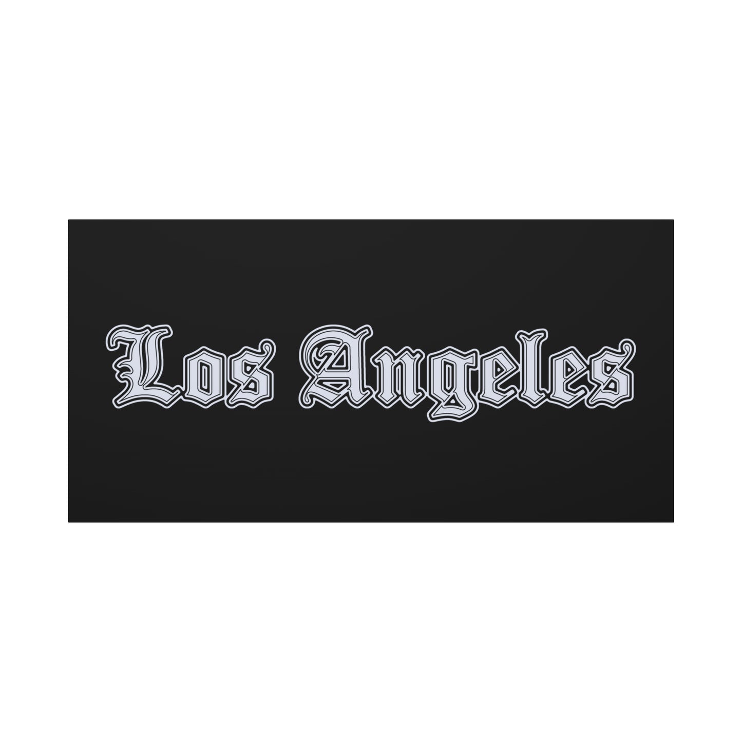 Stylish Matte Canvas Wall Art, Los Angeles Decor, Home Wall Decor, Urban Art - Silver Edition