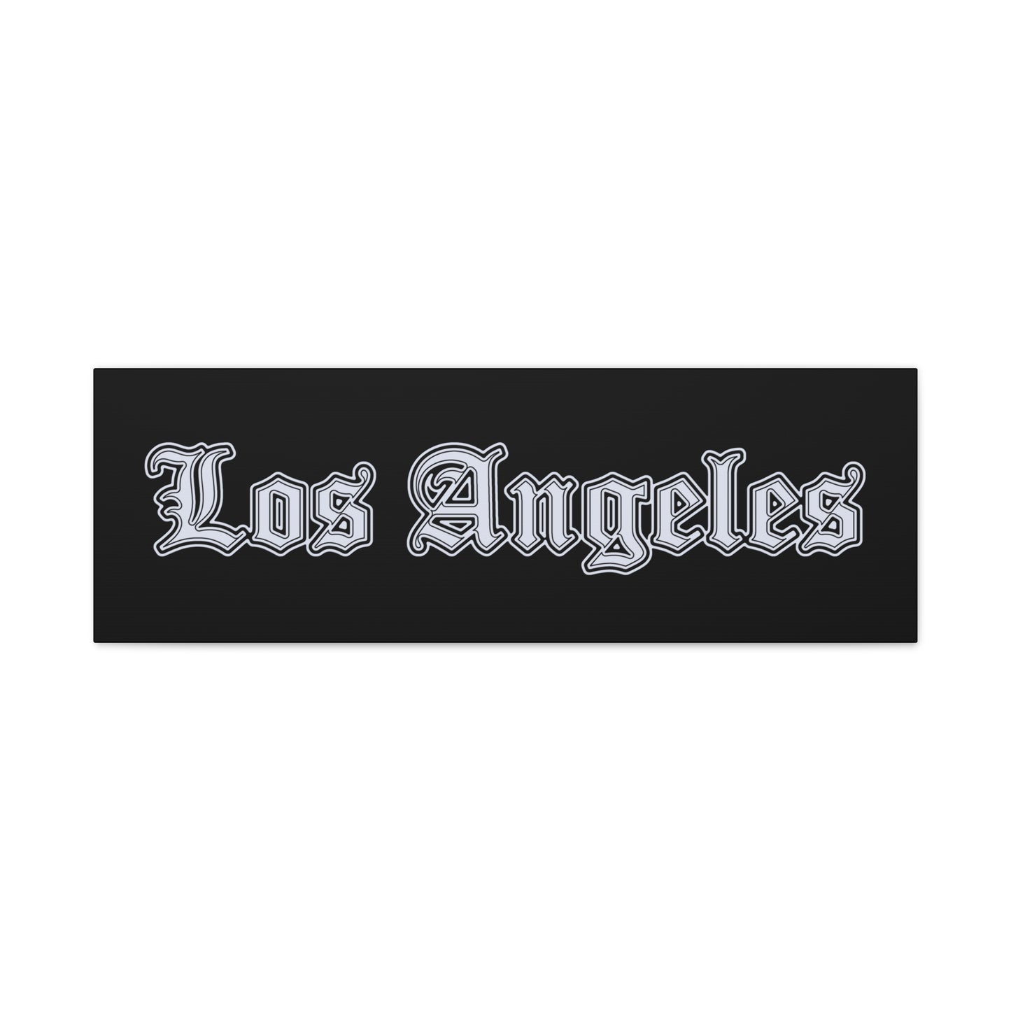 Stylish Matte Canvas Wall Art, Los Angeles Decor, Home Wall Decor, Urban Art - Silver Edition