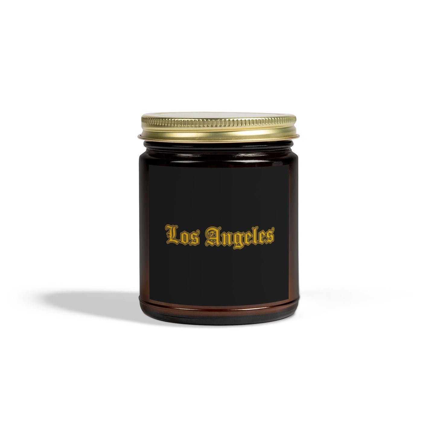 Los Angeles Scented Candles, Coconut Apricot Wax, Relaxing Home Decor, Gift for Birthdays, Housewarming, Any Occasion - Golden Edition