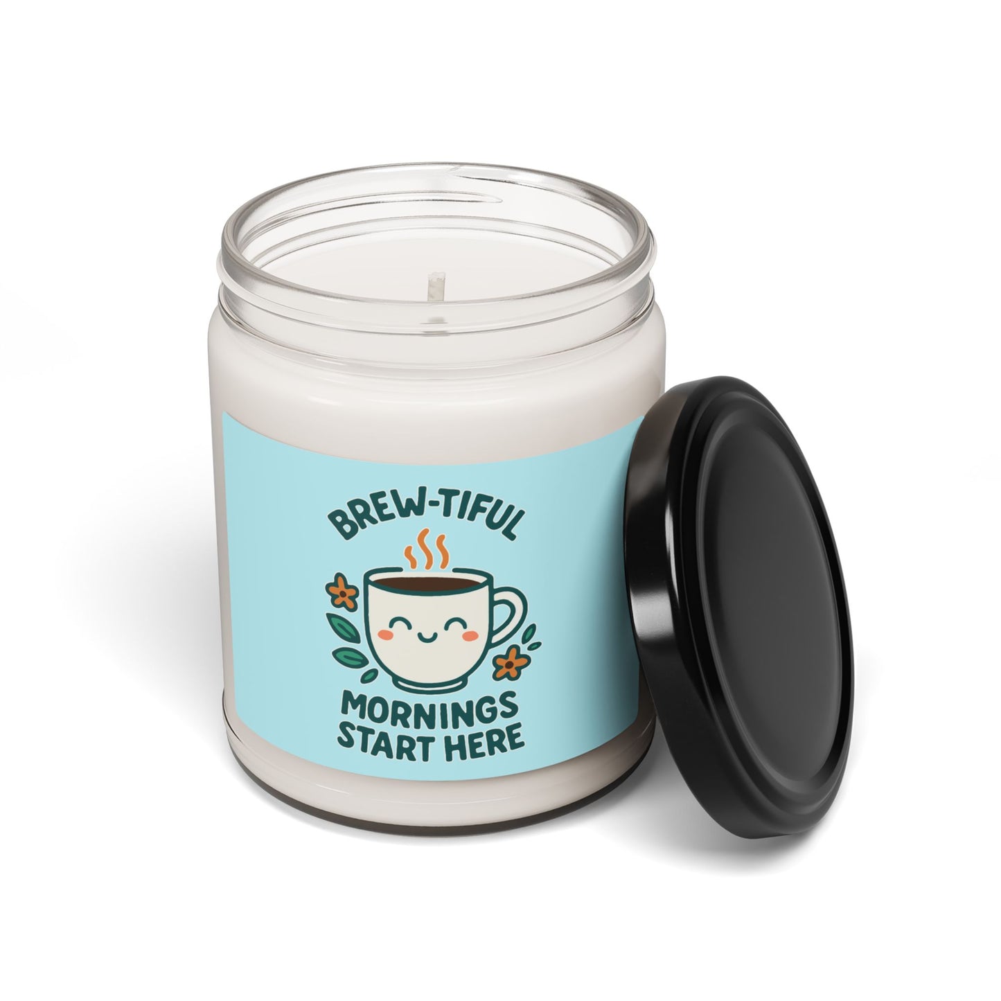 Brew-tiful Mornings Candle, Relaxing Aromatherapy, Home Decor Gift, Soy Candle for Coffee Lovers, Perfect for Every Occasion