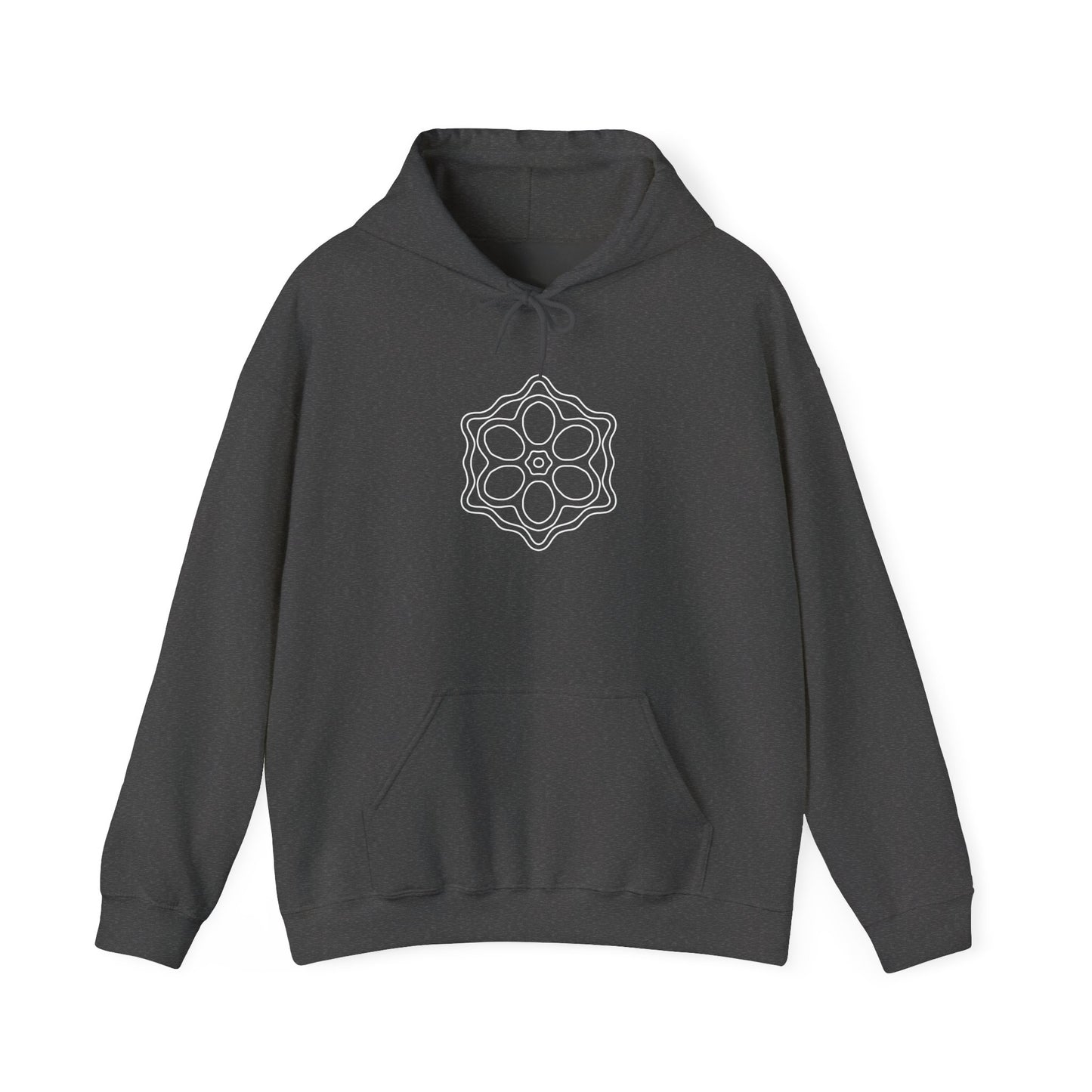Black Mandala Hoodie, Cozy Streetwear, Unisex Sweatshirt, Boho Chic Gift, Layering Piece for All Seasons