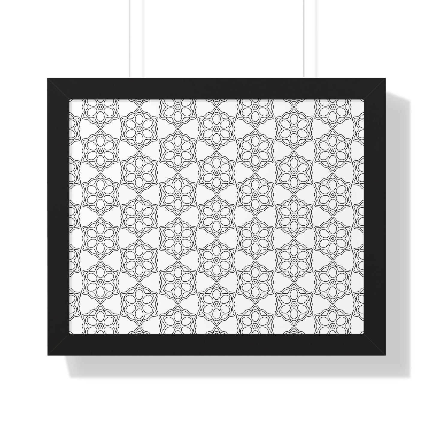 Elegant Geometric Framed Poster, Modern Wall Art, Home Decor, Gift Idea, Minimalist Design, Living Room Decoration