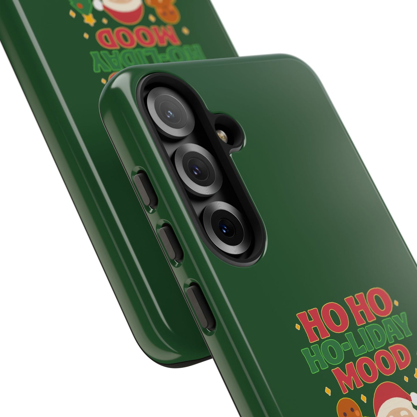Christmas Phone Case, Ho Ho Ho-liday Mood, Festive Phone Cover, Santa Christmas Accessory, Holiday Gift, Winter Vibes