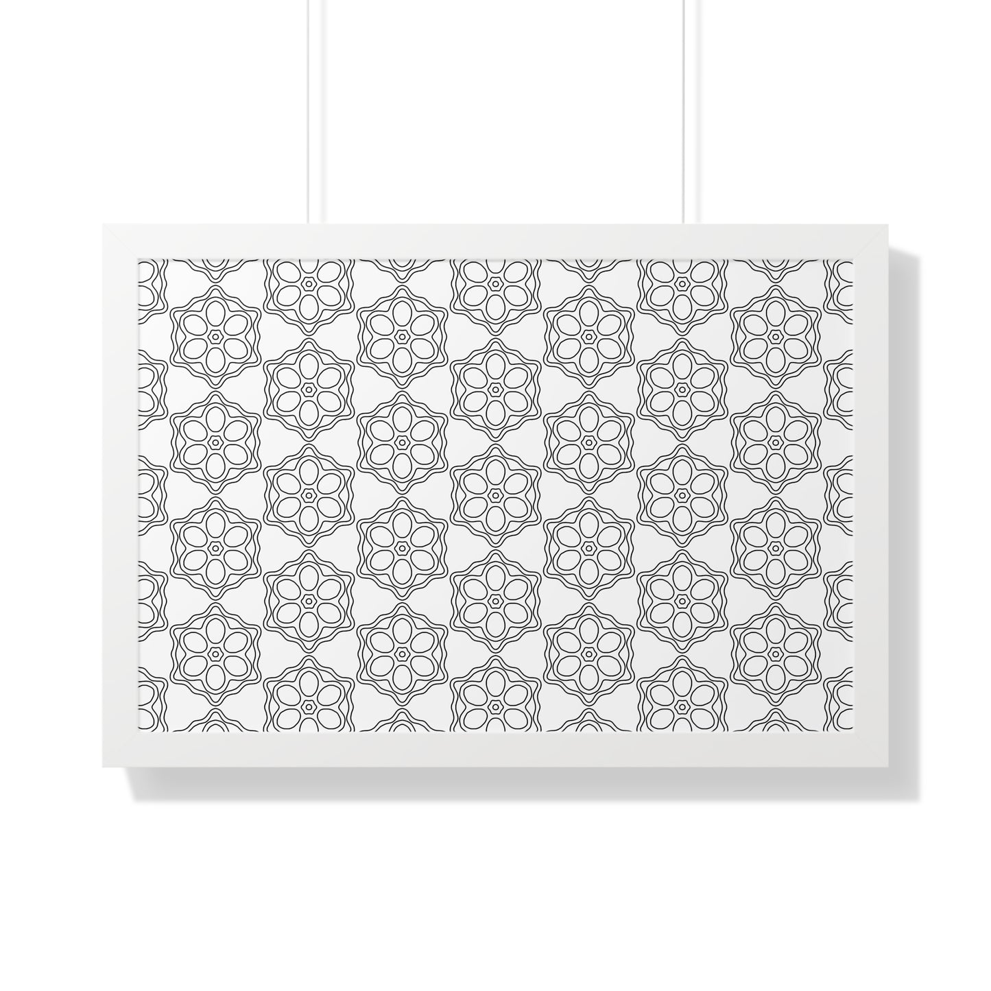 Elegant Geometric Framed Poster, Modern Wall Art, Home Decor, Gift Idea, Minimalist Design, Living Room Decoration