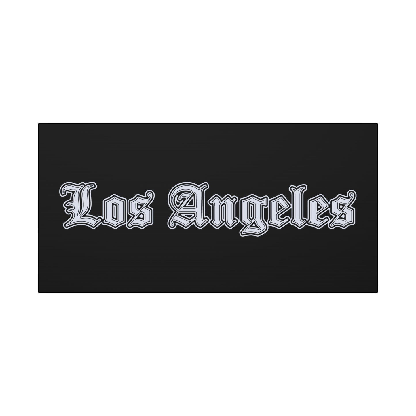 Stylish Matte Canvas Wall Art, Los Angeles Decor, Home Wall Decor, Urban Art - Silver Edition