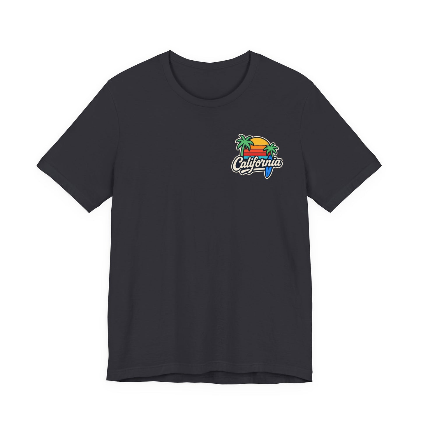 California Vibes Unisex Tee | Vintage Graphic T-Shirt Perfect for Summer, Beach, Travel, Casual Wear, Gift Idea