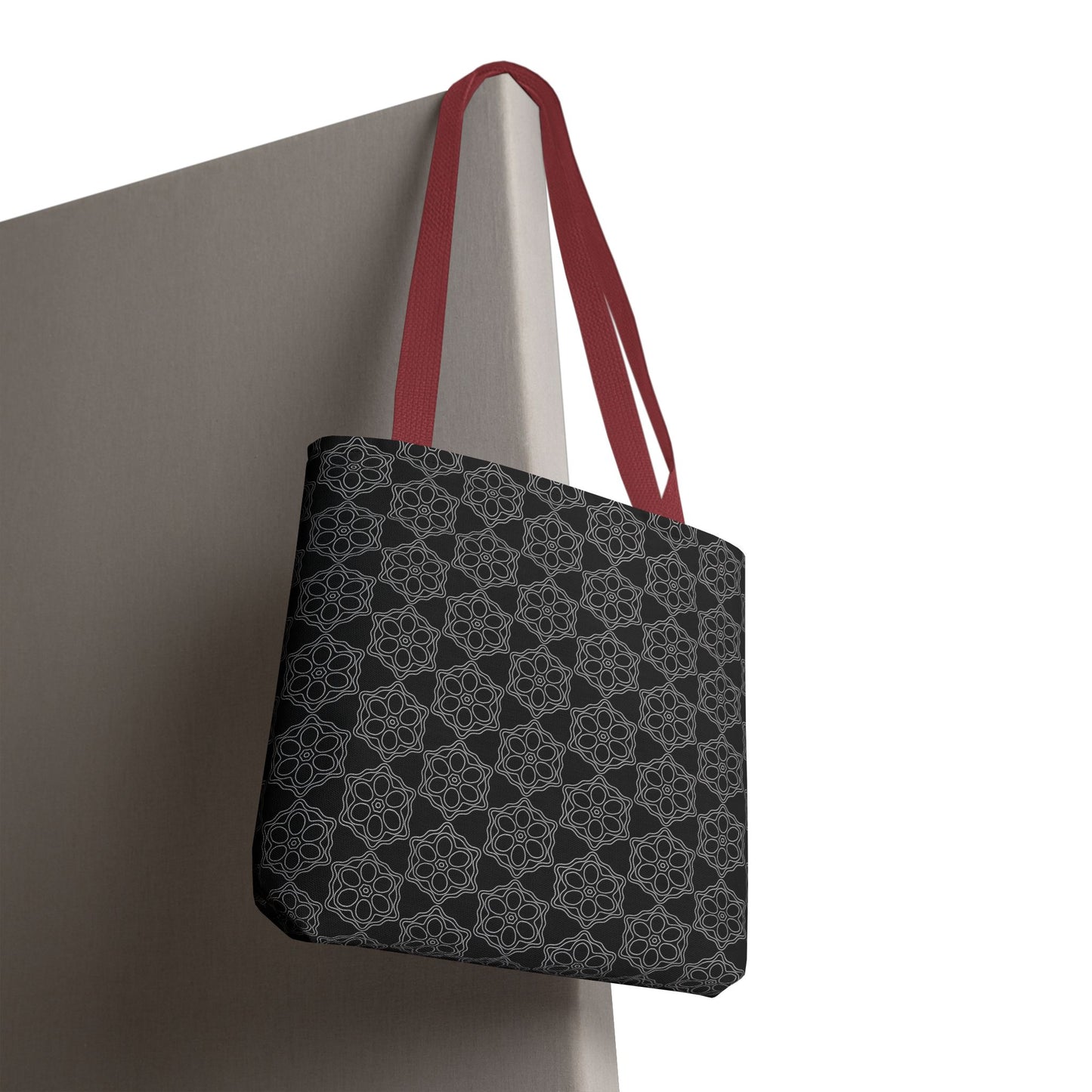 Chic Monochrome Tote Bag, Stylish Shopping, Travel, Everyday Use, Gift, Minimalist Decor