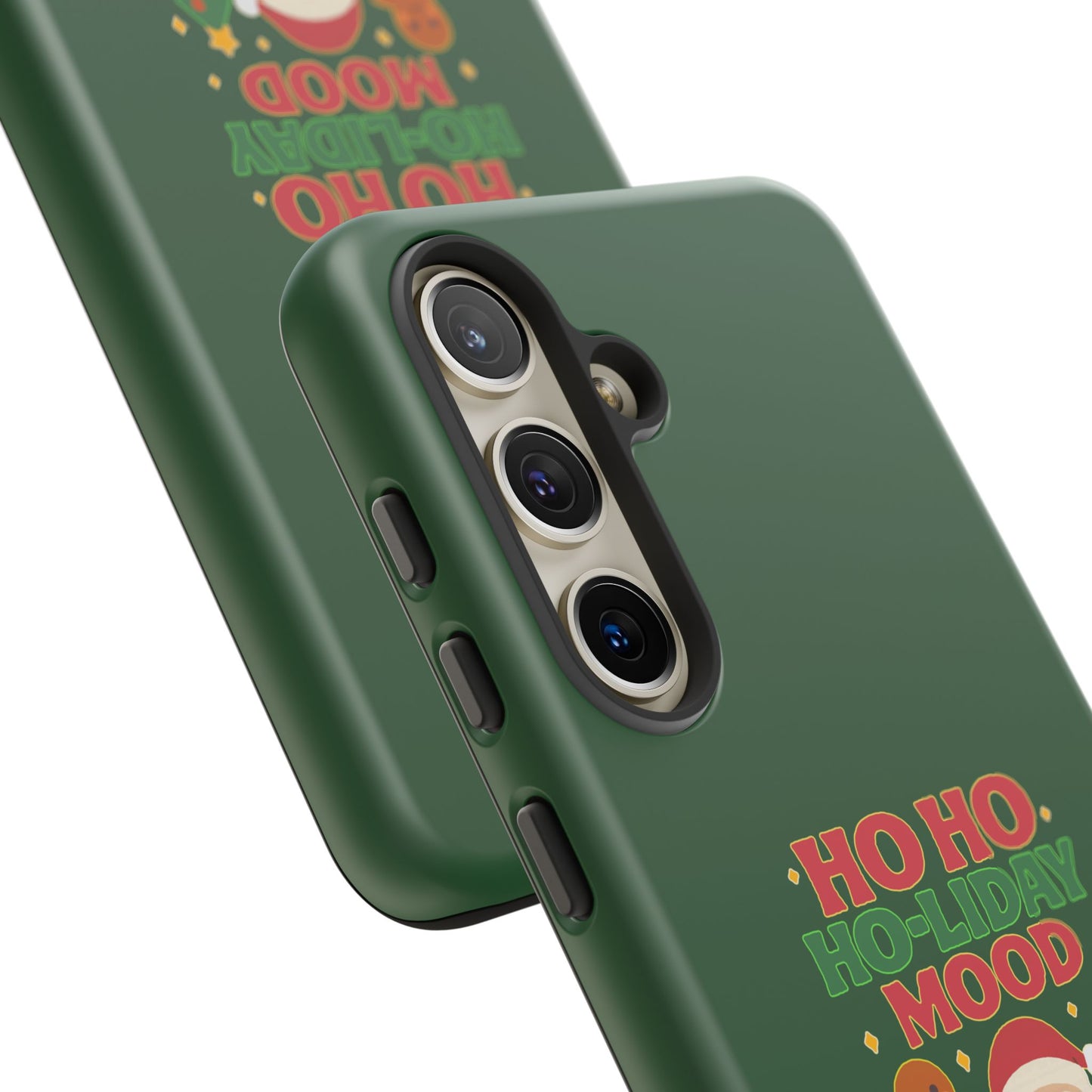 Christmas Phone Case, Ho Ho Ho-liday Mood, Festive Phone Cover, Santa Christmas Accessory, Holiday Gift, Winter Vibes