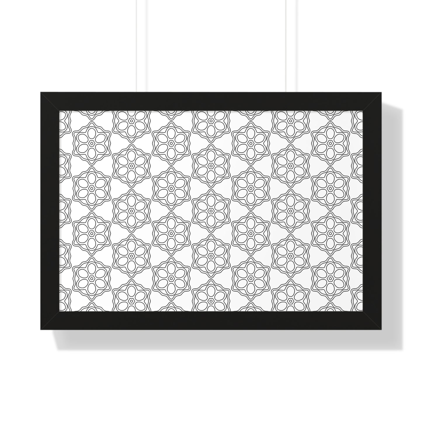 Elegant Geometric Framed Poster, Modern Wall Art, Home Decor, Gift Idea, Minimalist Design, Living Room Decoration