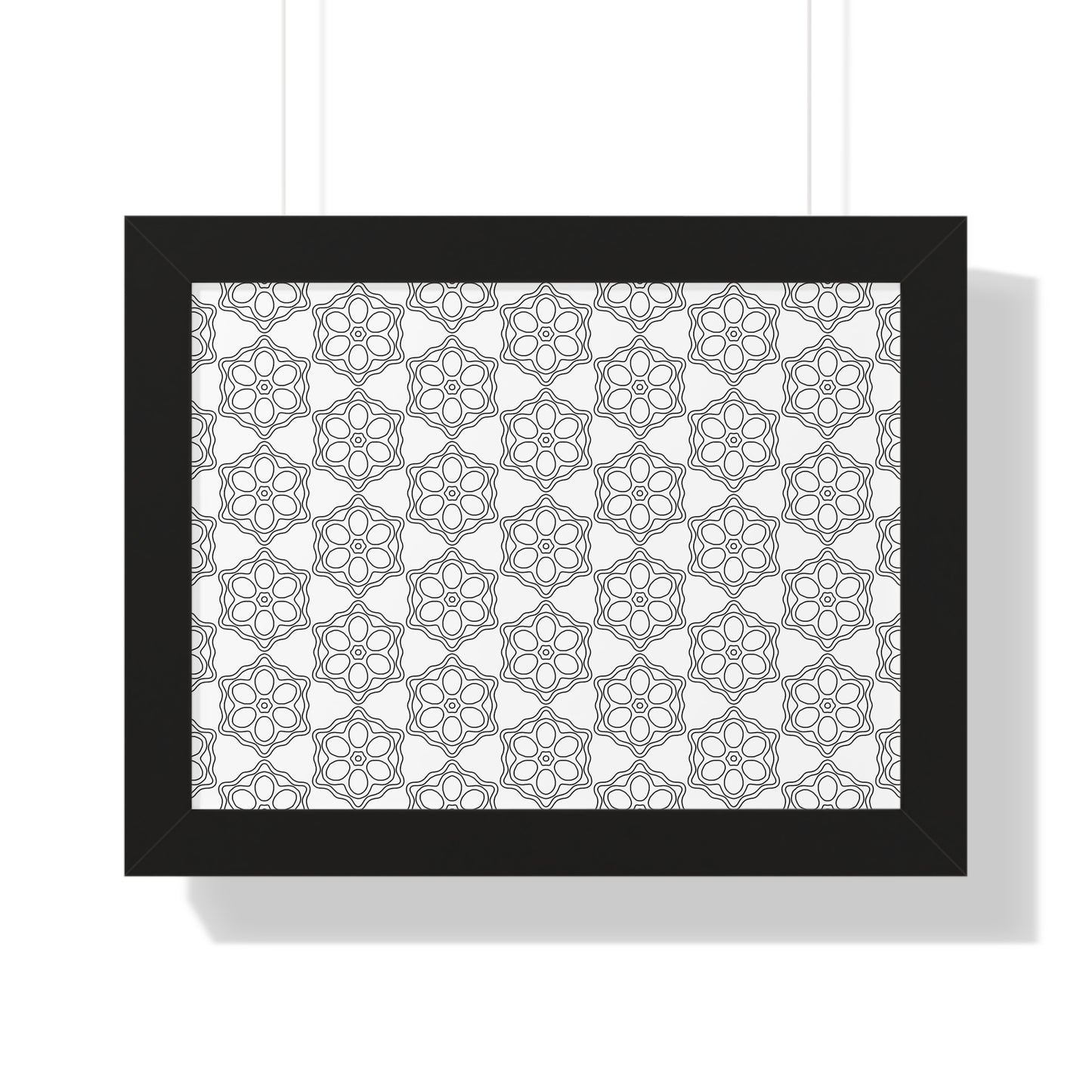 Elegant Geometric Framed Poster, Modern Wall Art, Home Decor, Gift Idea, Minimalist Design, Living Room Decoration