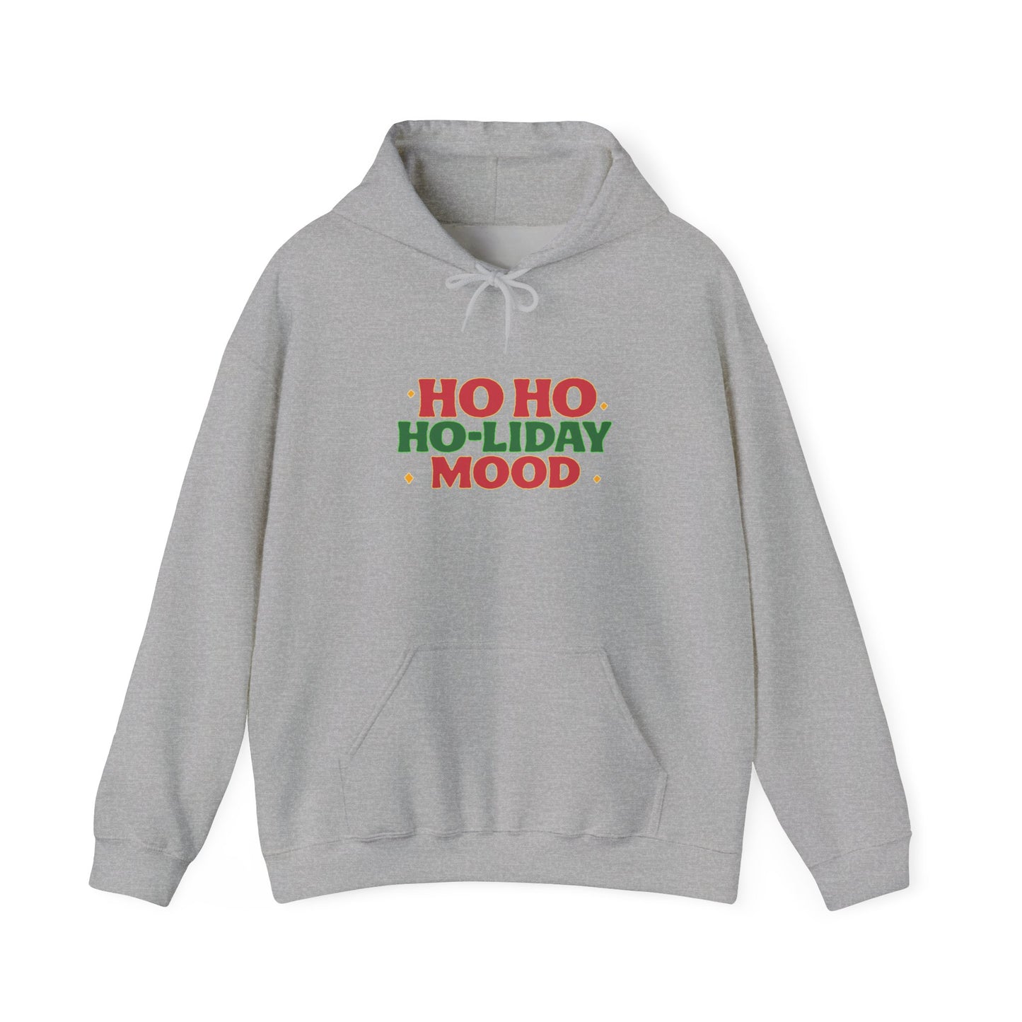 Festive Holiday Sweatshirt, Cozy Christmas Hoodie, Winter Gift, Unisex Pullover, Ho Ho Ho-liday Mood, Holiday Apparel, Seasonal Wear