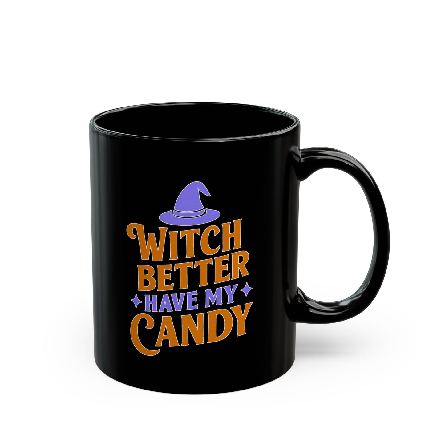 Witchy Black Mug, Halloween Coffee Cup, Perfect for Spooky Season, Gift for Witches, Trick or Treat Drinkware, Halloween Party Essentials