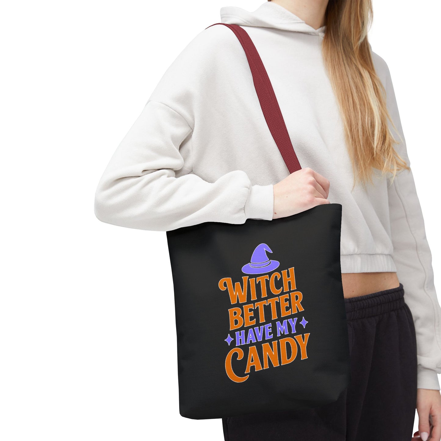 Halloween Tote Bag, Witch Better Have My Candy, Spooky Gift, Trick or Treat Bag, Autumn Shopping, Witch Theme