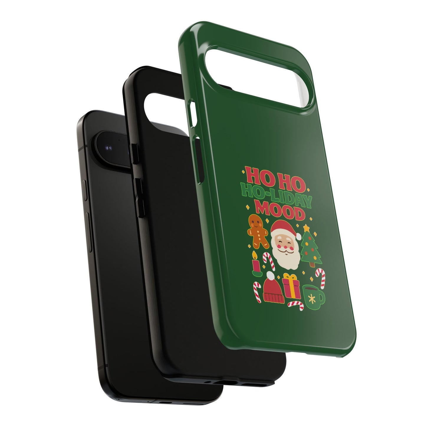 Christmas Phone Case, Ho Ho Ho-liday Mood, Festive Phone Cover, Santa Christmas Accessory, Holiday Gift, Winter Vibes