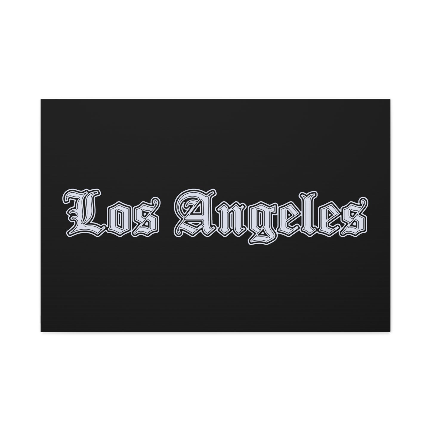 Stylish Matte Canvas Wall Art, Los Angeles Decor, Home Wall Decor, Urban Art - Silver Edition