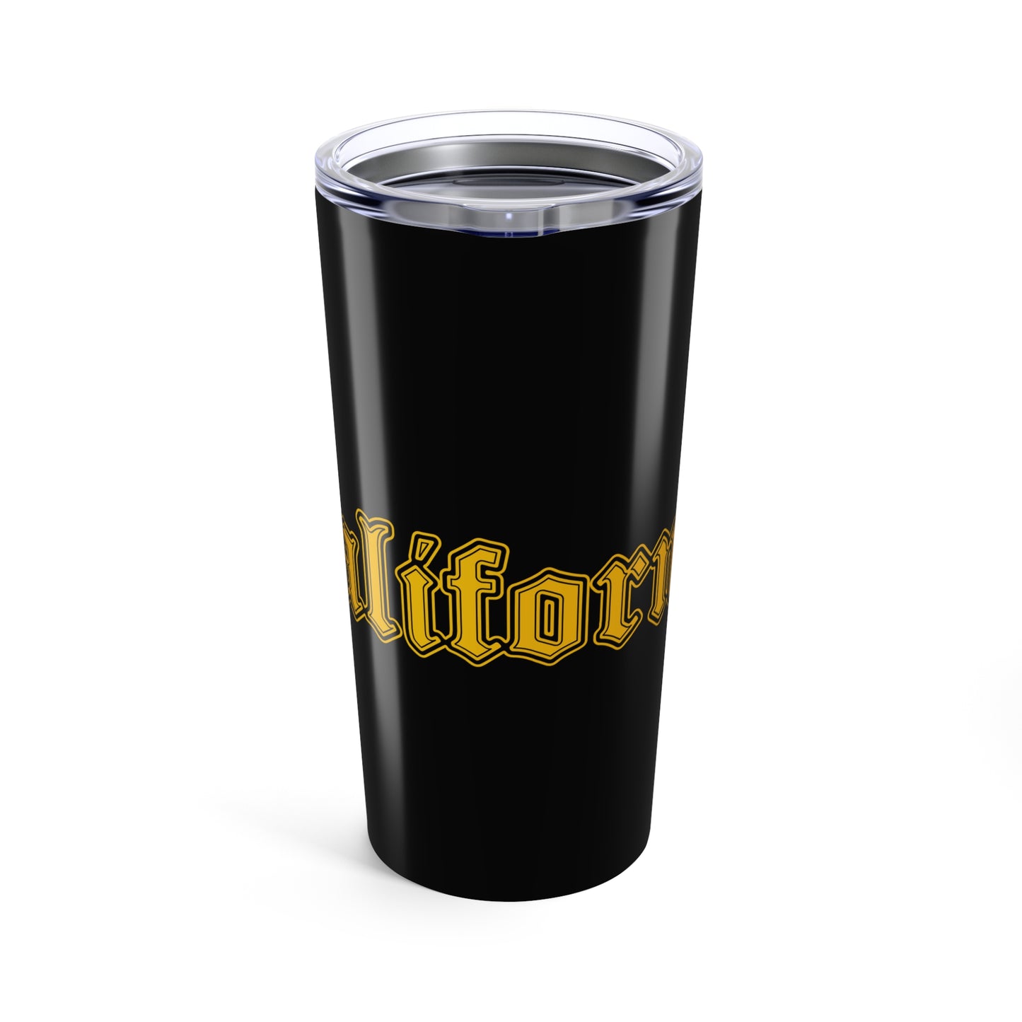 California 20oz Tumbler – Stylish Travel Mug for Coffee Lovers - Golden Edition