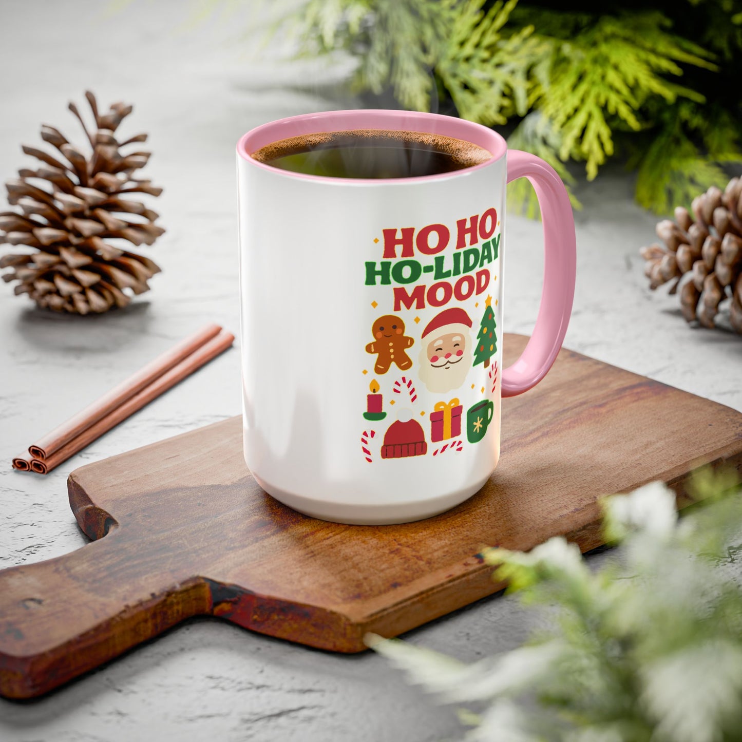 Holiday Cheer Mug Collection, Christmas Coffee Cups, Festive Drinkware, Cute Gift for Him/Her, Seasonal Mugs