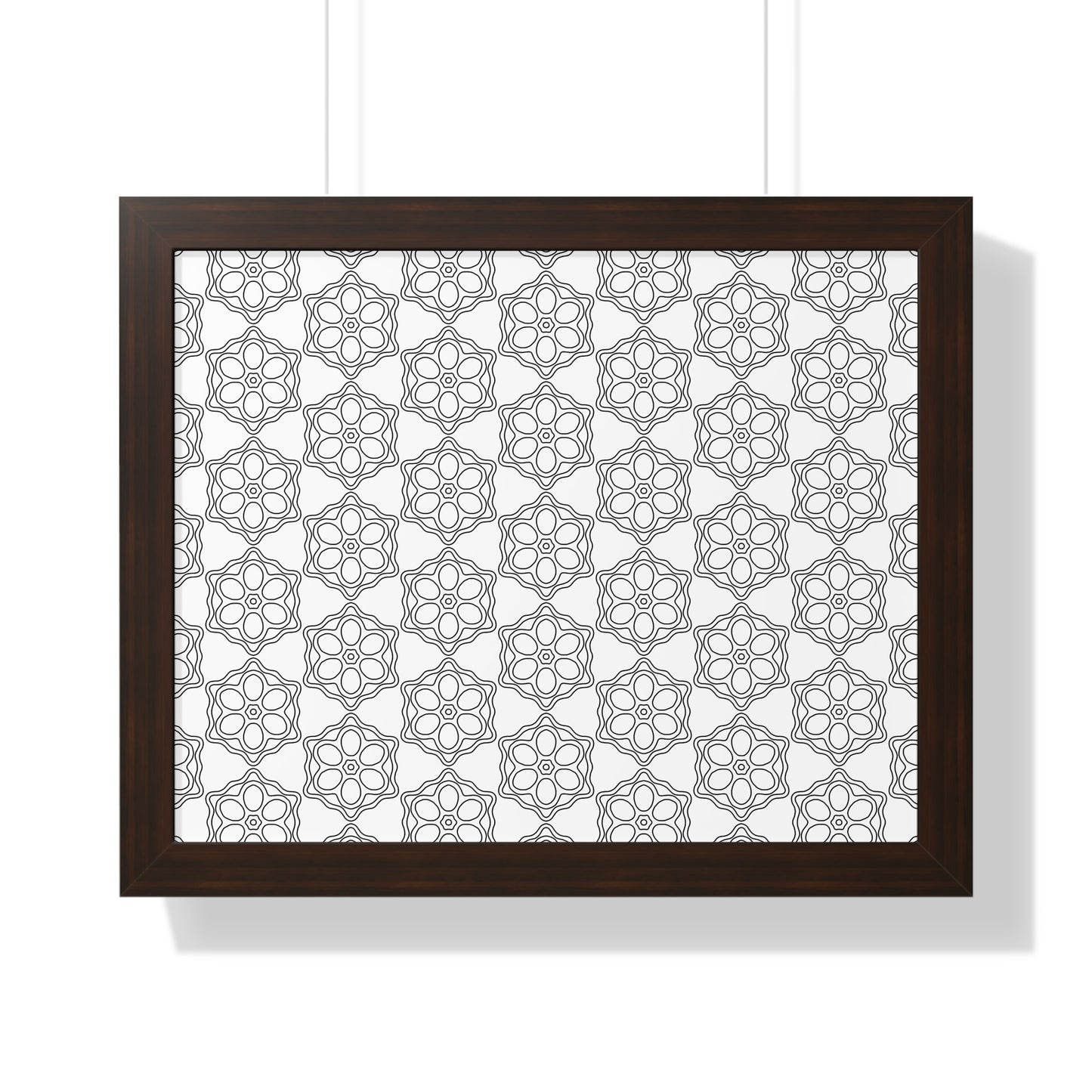 Elegant Geometric Framed Poster, Modern Wall Art, Home Decor, Gift Idea, Minimalist Design, Living Room Decoration
