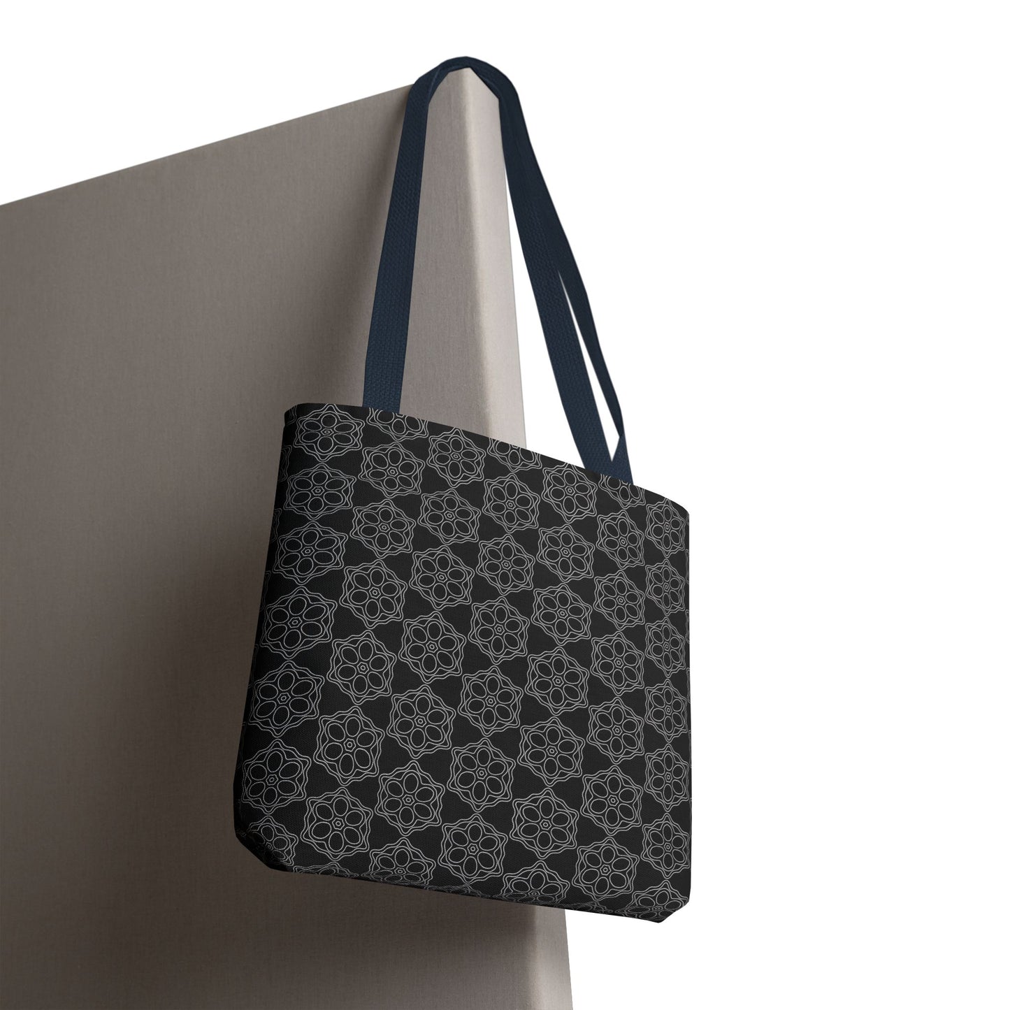 Chic Monochrome Tote Bag, Stylish Shopping, Travel, Everyday Use, Gift, Minimalist Decor