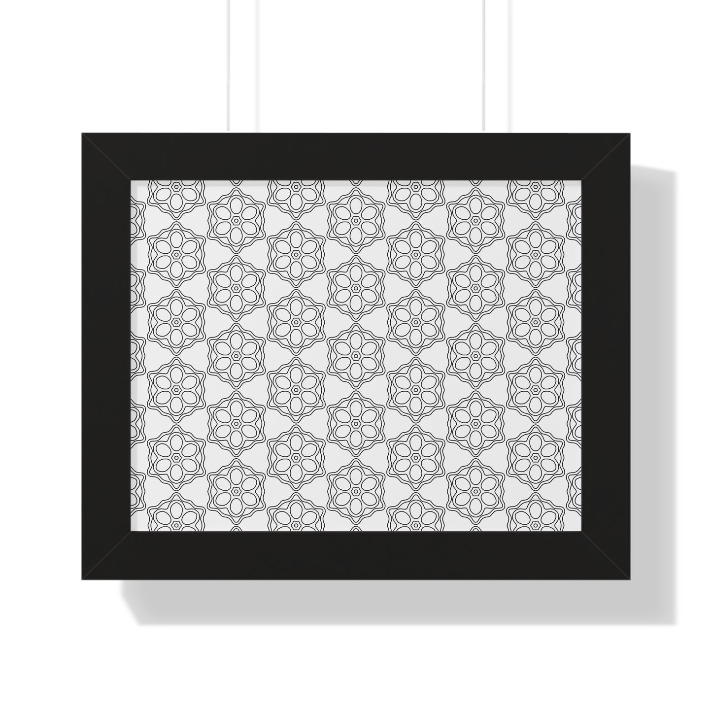 Elegant Geometric Framed Poster, Modern Wall Art, Home Decor, Gift Idea, Minimalist Design, Living Room Decoration