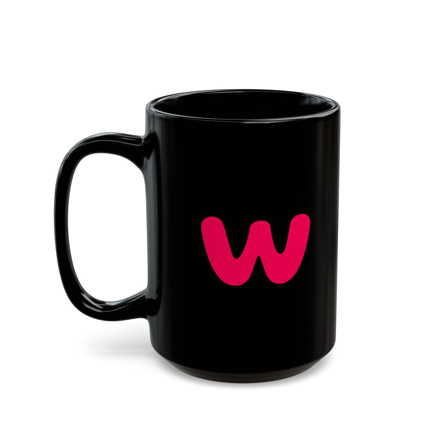 Wheefy | Fun Black Mug with "W" Logo - Perfect Gift for Coffee Lovers