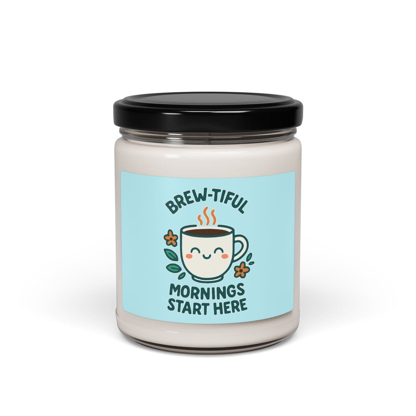 Brew-tiful Mornings Candle, Relaxing Aromatherapy, Home Decor Gift, Soy Candle for Coffee Lovers, Perfect for Every Occasion