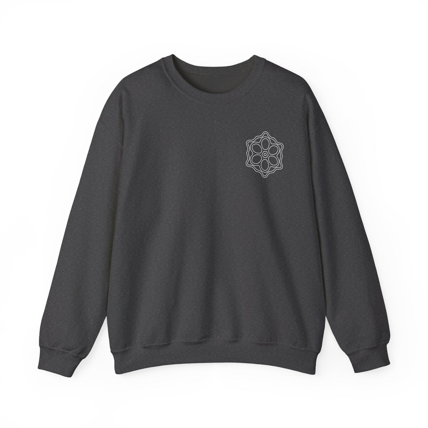 Geometric Pattern Sweatshirt, Cozy Unisex Crewneck, Perfect for Casual Wear, Gifts, and Layering