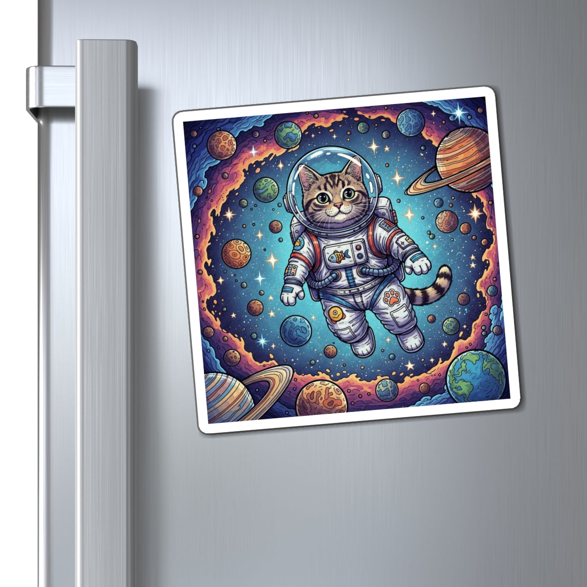 Astronaut Cat - Magnet
