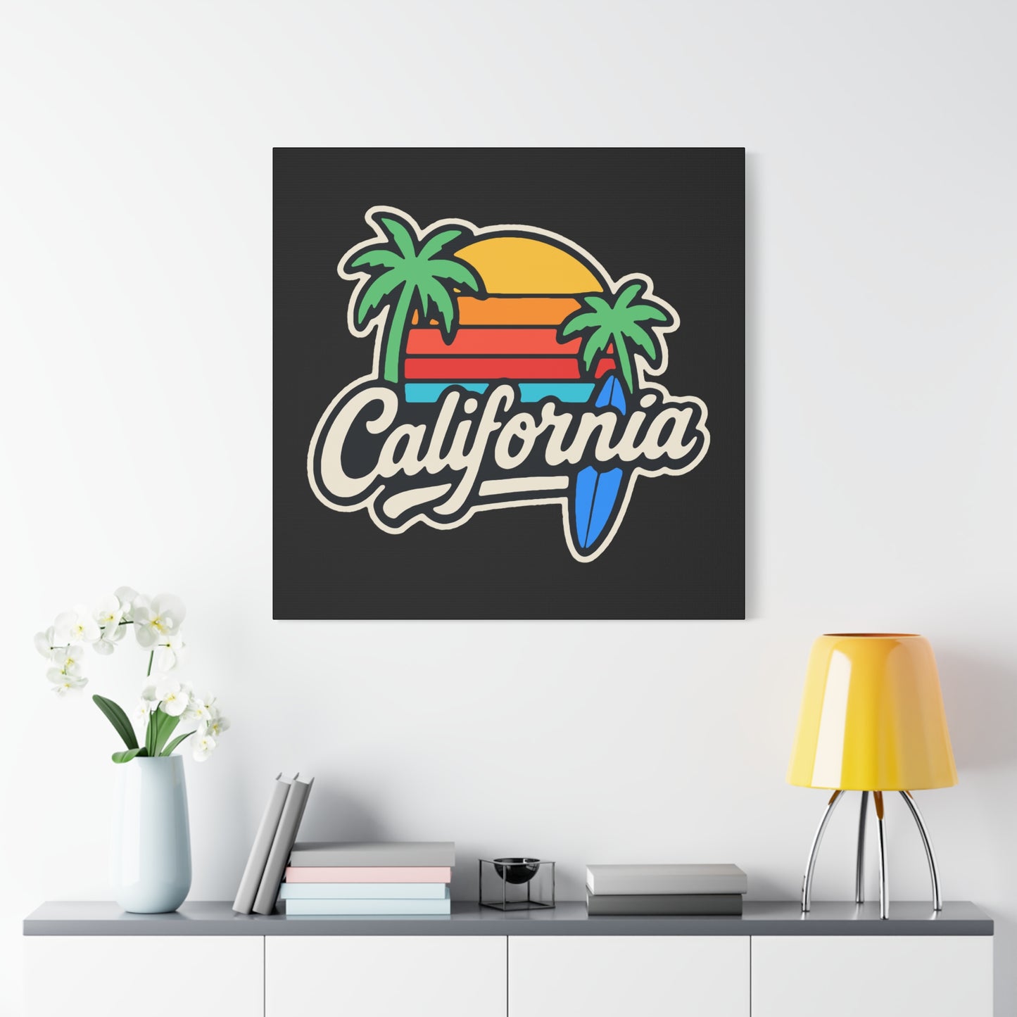 California Surf Vibes - Canvas
