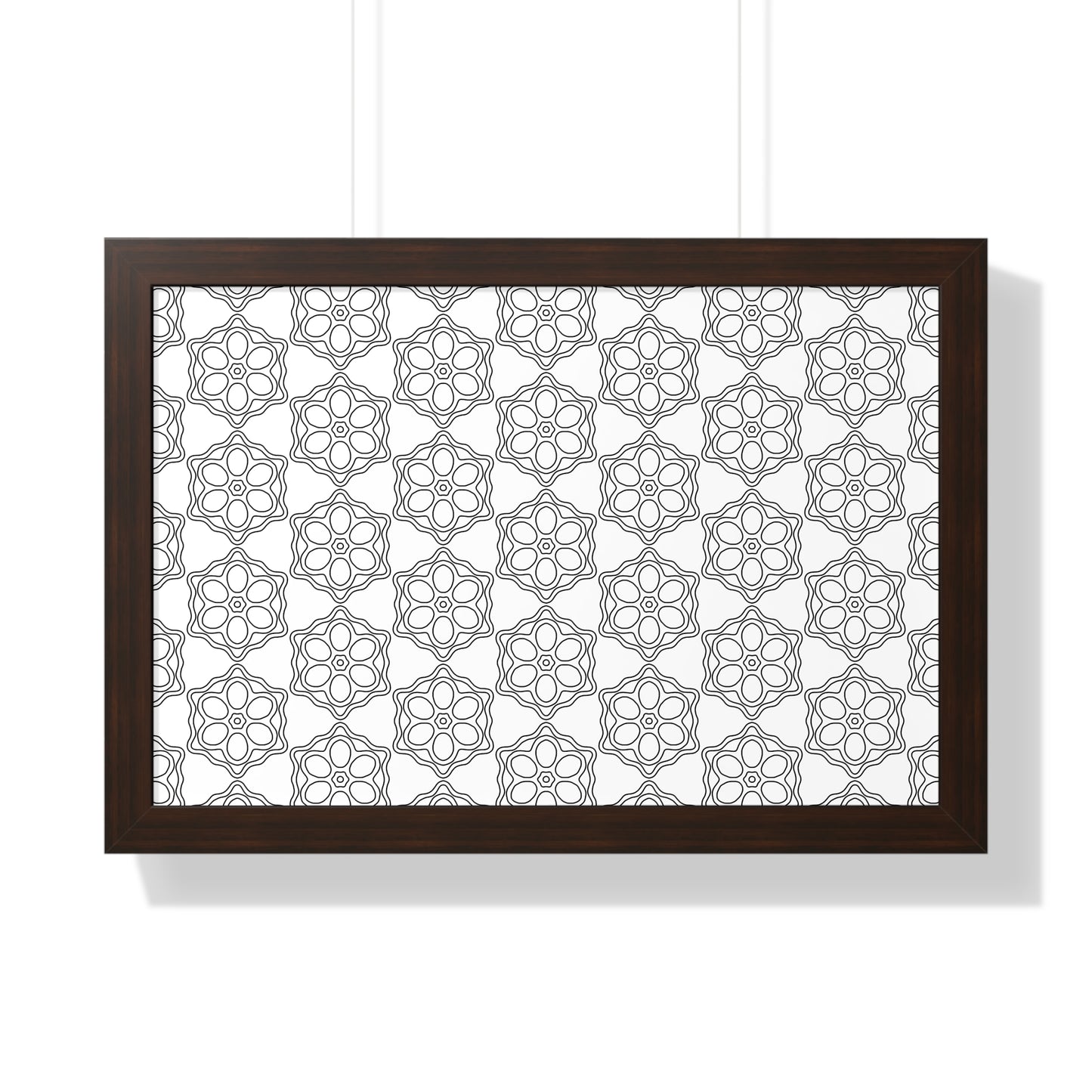 Elegant Geometric Framed Poster, Modern Wall Art, Home Decor, Gift Idea, Minimalist Design, Living Room Decoration