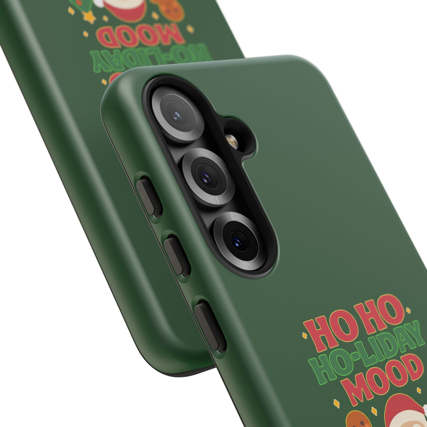 Christmas Phone Case, Ho Ho Ho-liday Mood, Festive Phone Cover, Santa Christmas Accessory, Holiday Gift, Winter Vibes