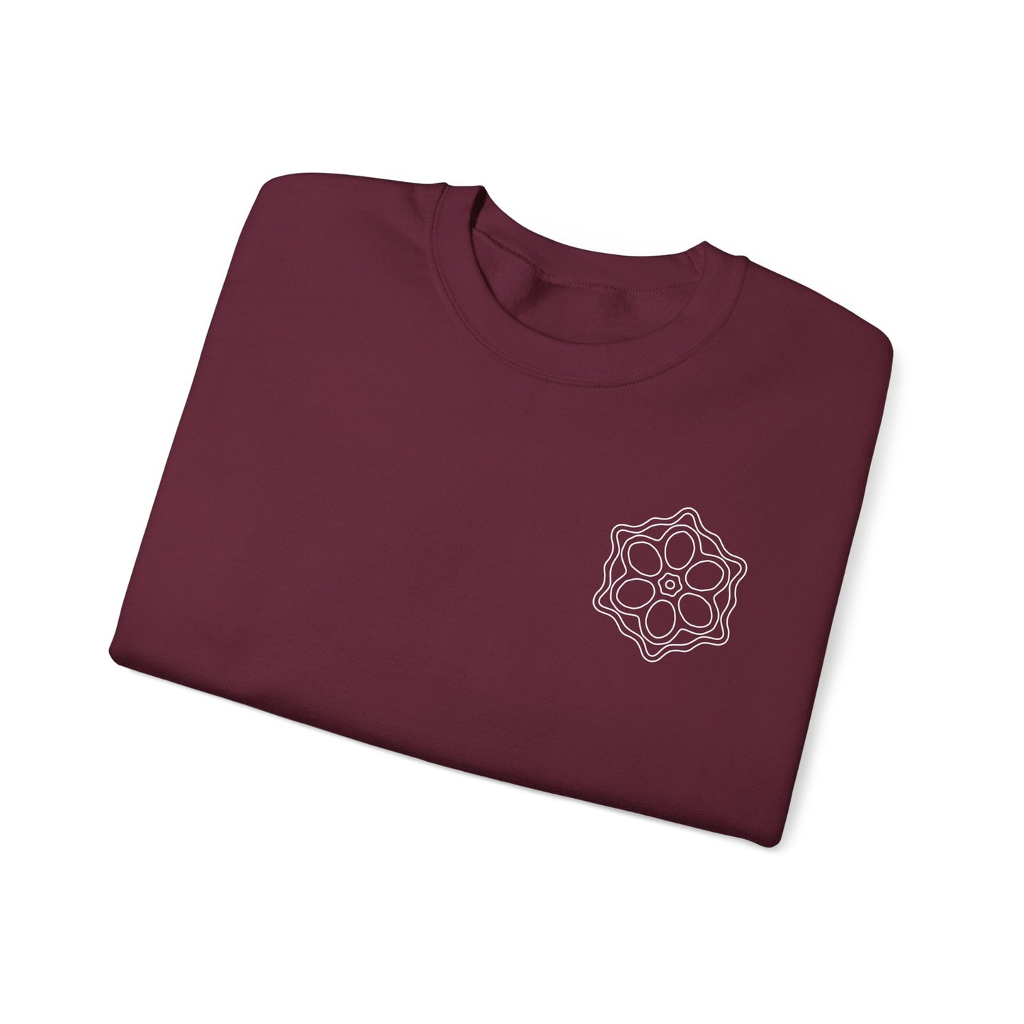Geometric Pattern Sweatshirt, Cozy Unisex Crewneck, Perfect for Casual Wear, Gifts, and Layering