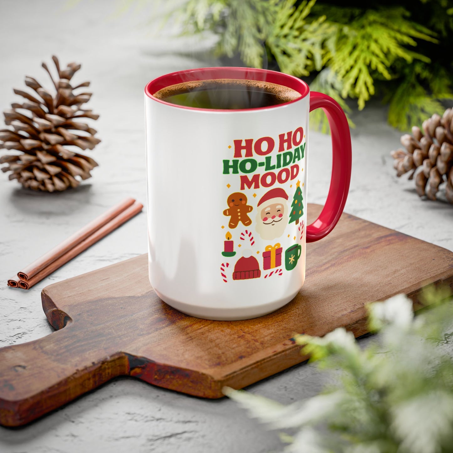 Holiday Cheer Mug Collection, Christmas Coffee Cups, Festive Drinkware, Cute Gift for Him/Her, Seasonal Mugs