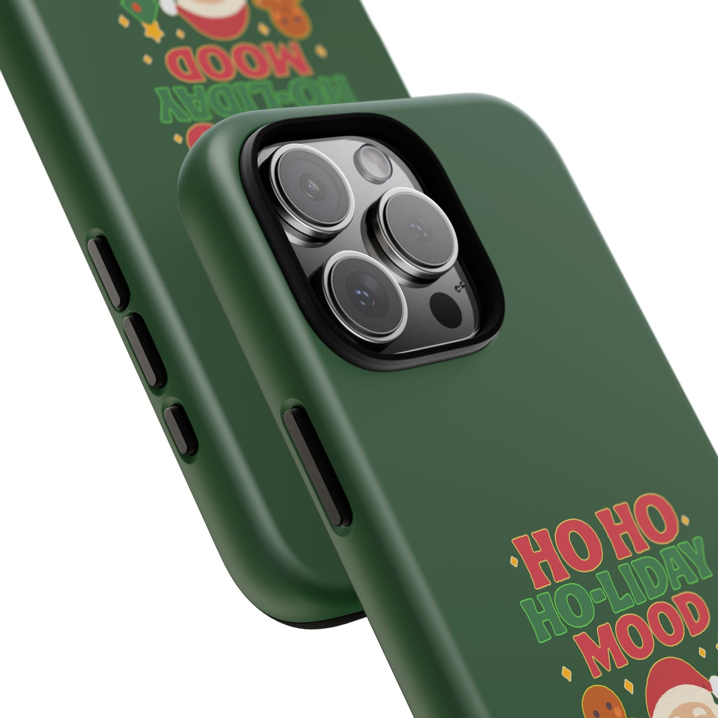 Christmas Phone Case, Ho Ho Ho-liday Mood, Festive Phone Cover, Santa Christmas Accessory, Holiday Gift, Winter Vibes