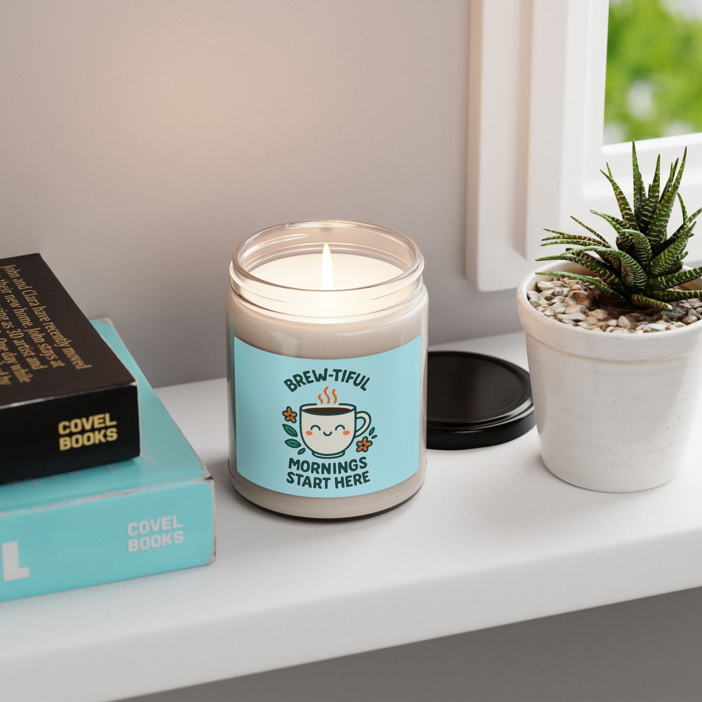 Brew-tiful Mornings Candle, Relaxing Aromatherapy, Home Decor Gift, Soy Candle for Coffee Lovers, Perfect for Every Occasion