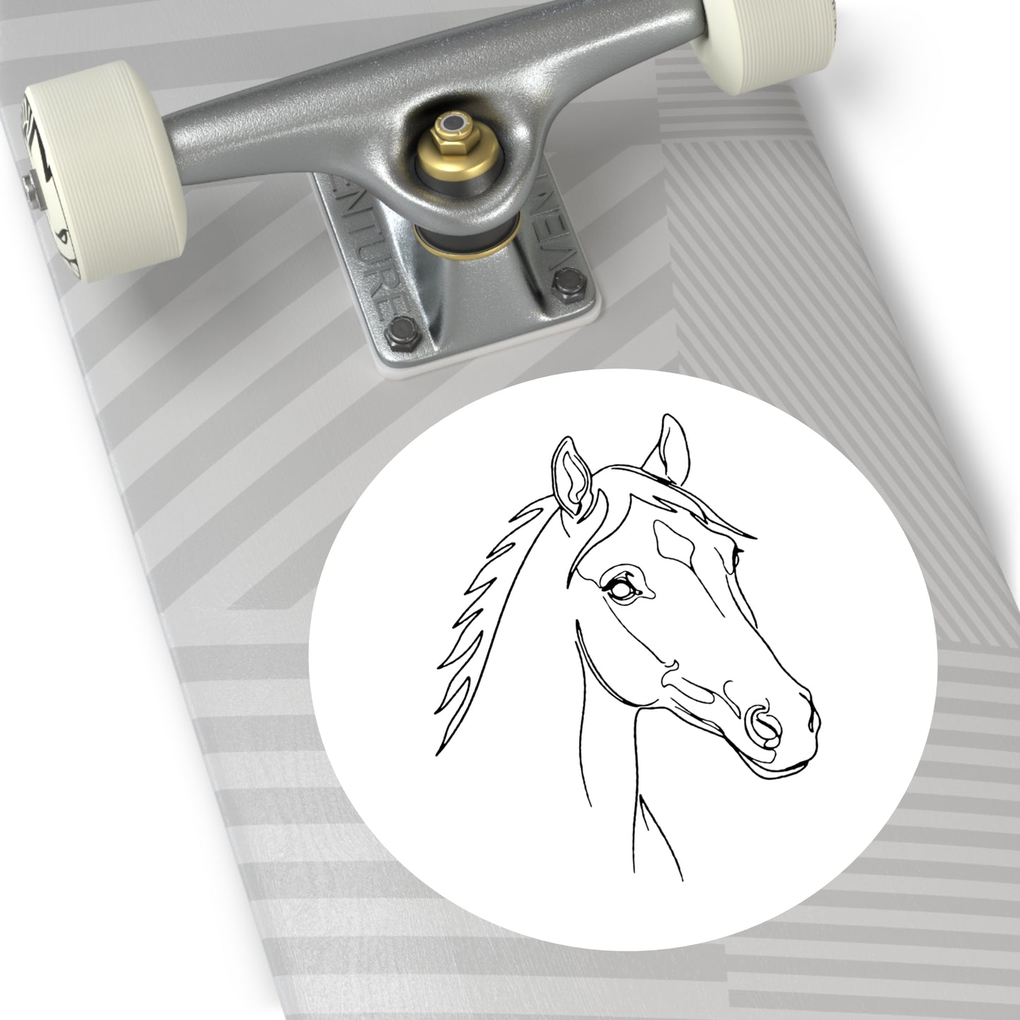 Horse Portrait Sketch - Sticker