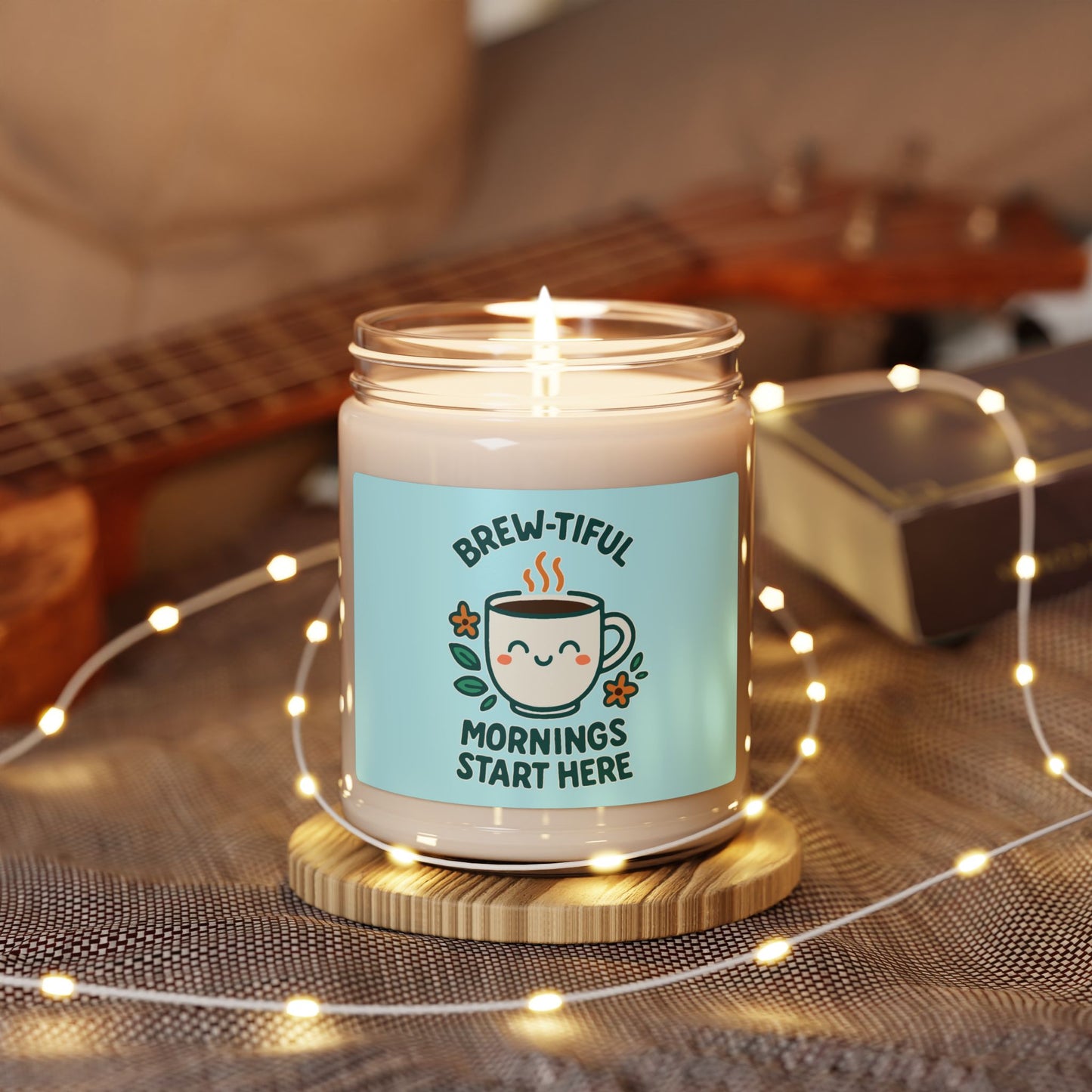 Brew-tiful Mornings Candle, Relaxing Aromatherapy, Home Decor Gift, Soy Candle for Coffee Lovers, Perfect for Every Occasion