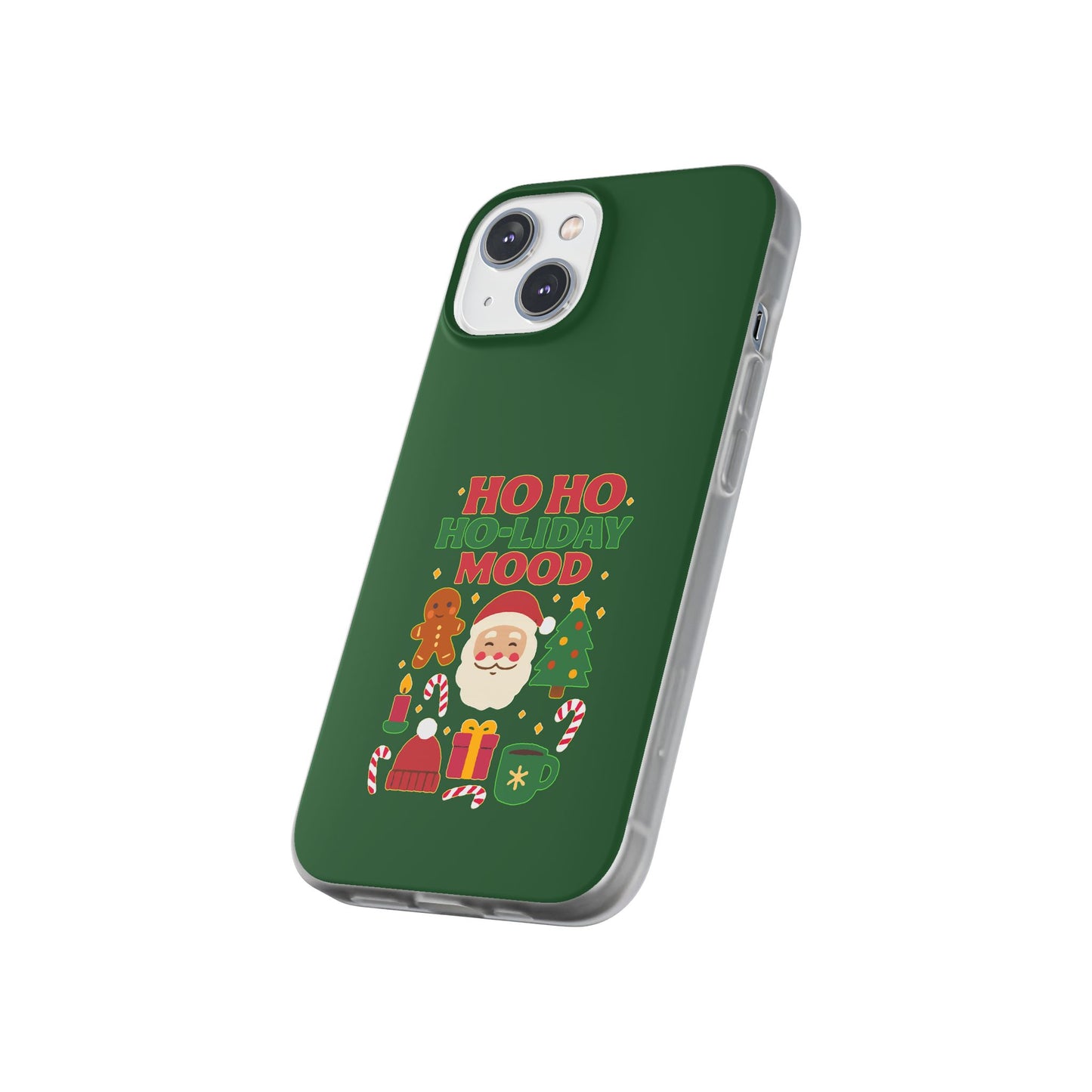 Festive Phone Case with Holiday Cheer, Christmas Gift, Winter Vibes, Ho Ho Ho Design, Cute Holiday Accessory