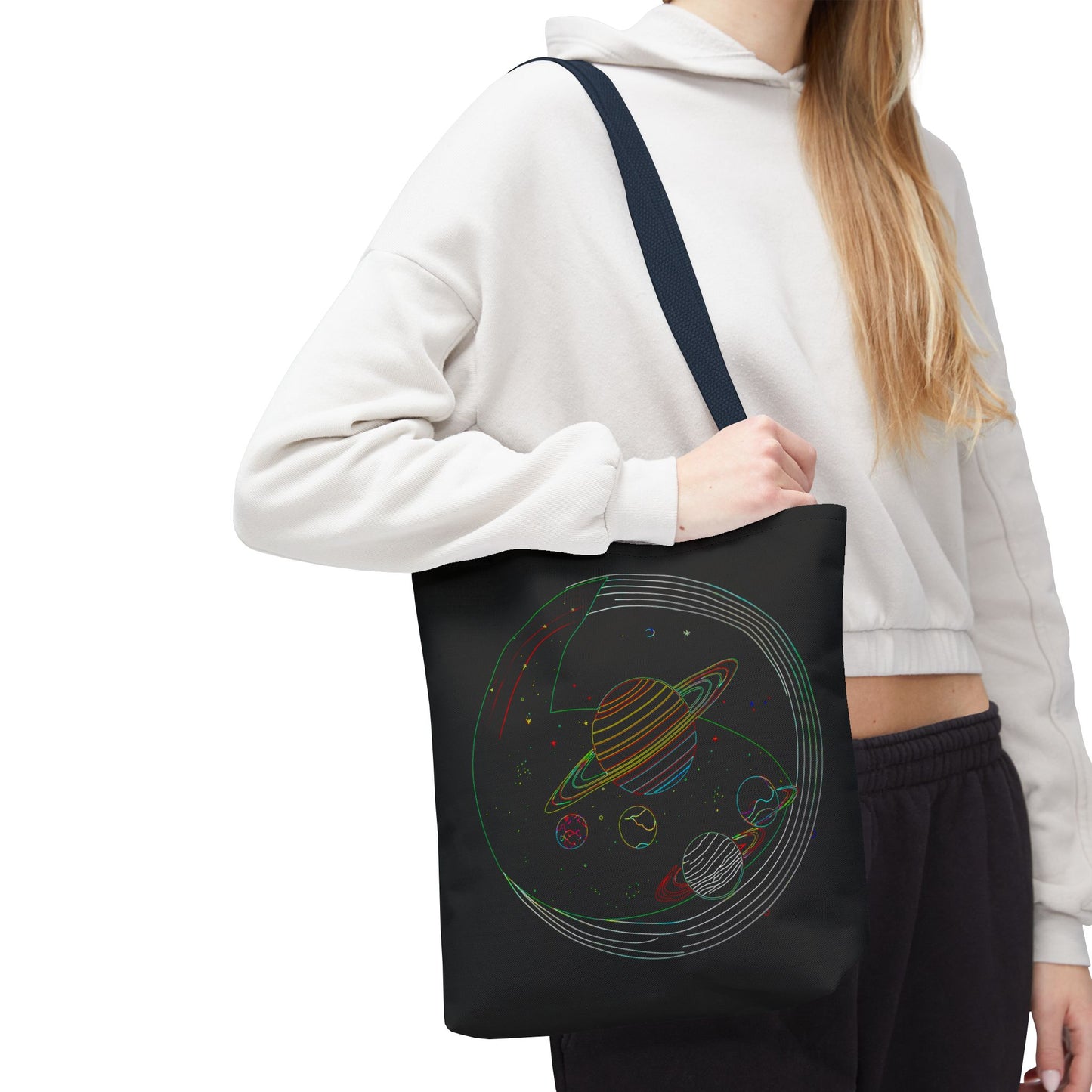 Cosmic Adventure Tote Bag, Astronauts, Space Lovers, Unique Gift, Everyday Tote, Galaxy Shopping Bag