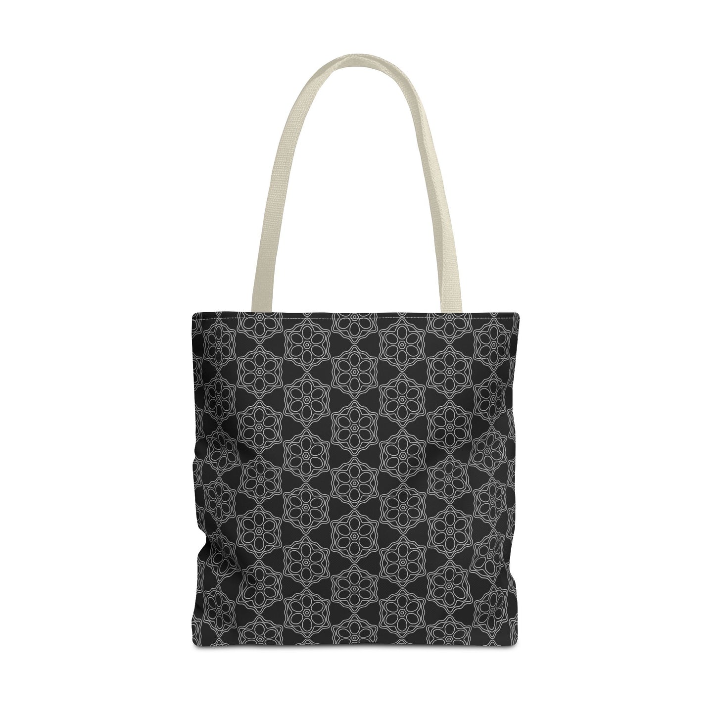 Chic Monochrome Tote Bag, Stylish Shopping, Travel, Everyday Use, Gift, Minimalist Decor