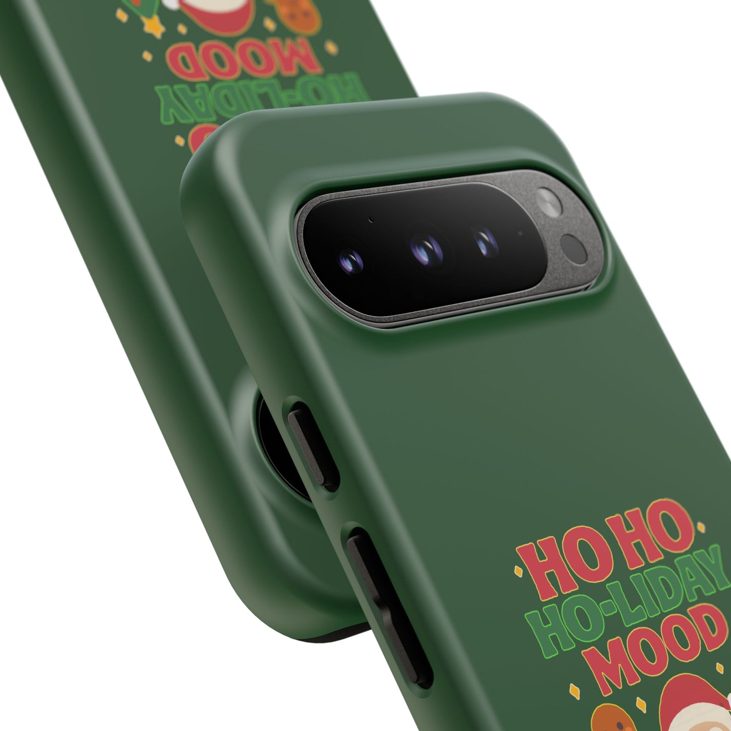 Christmas Phone Case, Ho Ho Ho-liday Mood, Festive Phone Cover, Santa Christmas Accessory, Holiday Gift, Winter Vibes