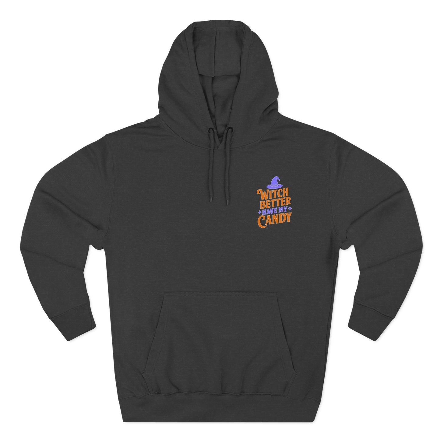 Witch-Themed Fleece Hoodie, Halloween Hoodie, Cozy Sweatshirt, Gift for Witches, Fall Fashion, Spooky Season Apparel