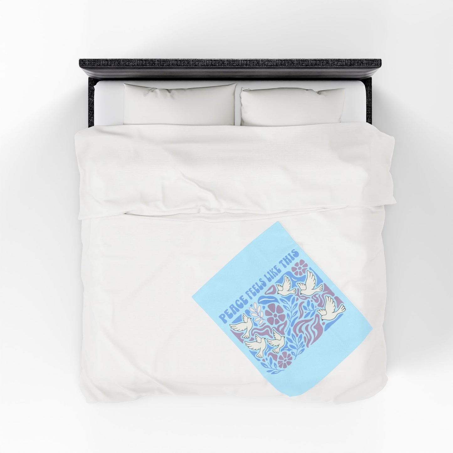Peace Feels Like This - Plush Blanket