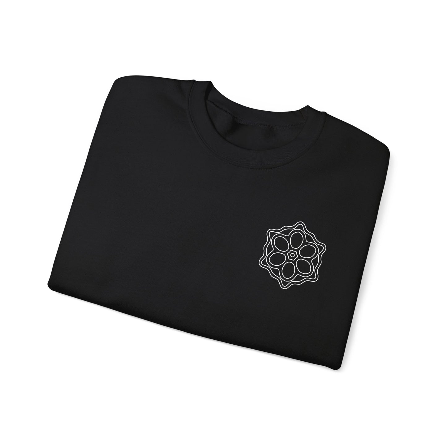 Geometric Pattern Sweatshirt, Cozy Unisex Crewneck, Perfect for Casual Wear, Gifts, and Layering