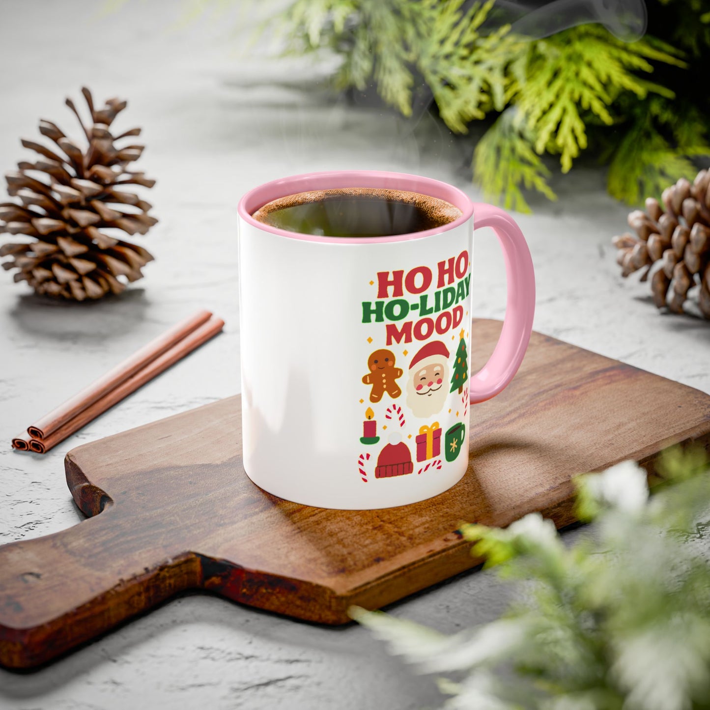 Holiday Cheer Mug Collection, Christmas Coffee Cups, Festive Drinkware, Cute Gift for Him/Her, Seasonal Mugs