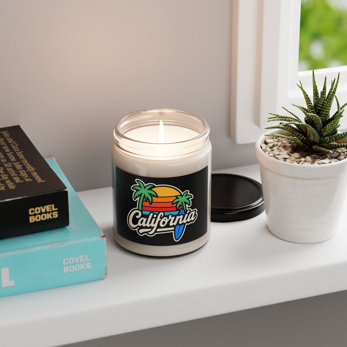 California Dreamin' Scented Soy Candle, Aromatherapy, Relaxation, Gifts for Him/Her, Home Decor, Beach Vibes, Summer
