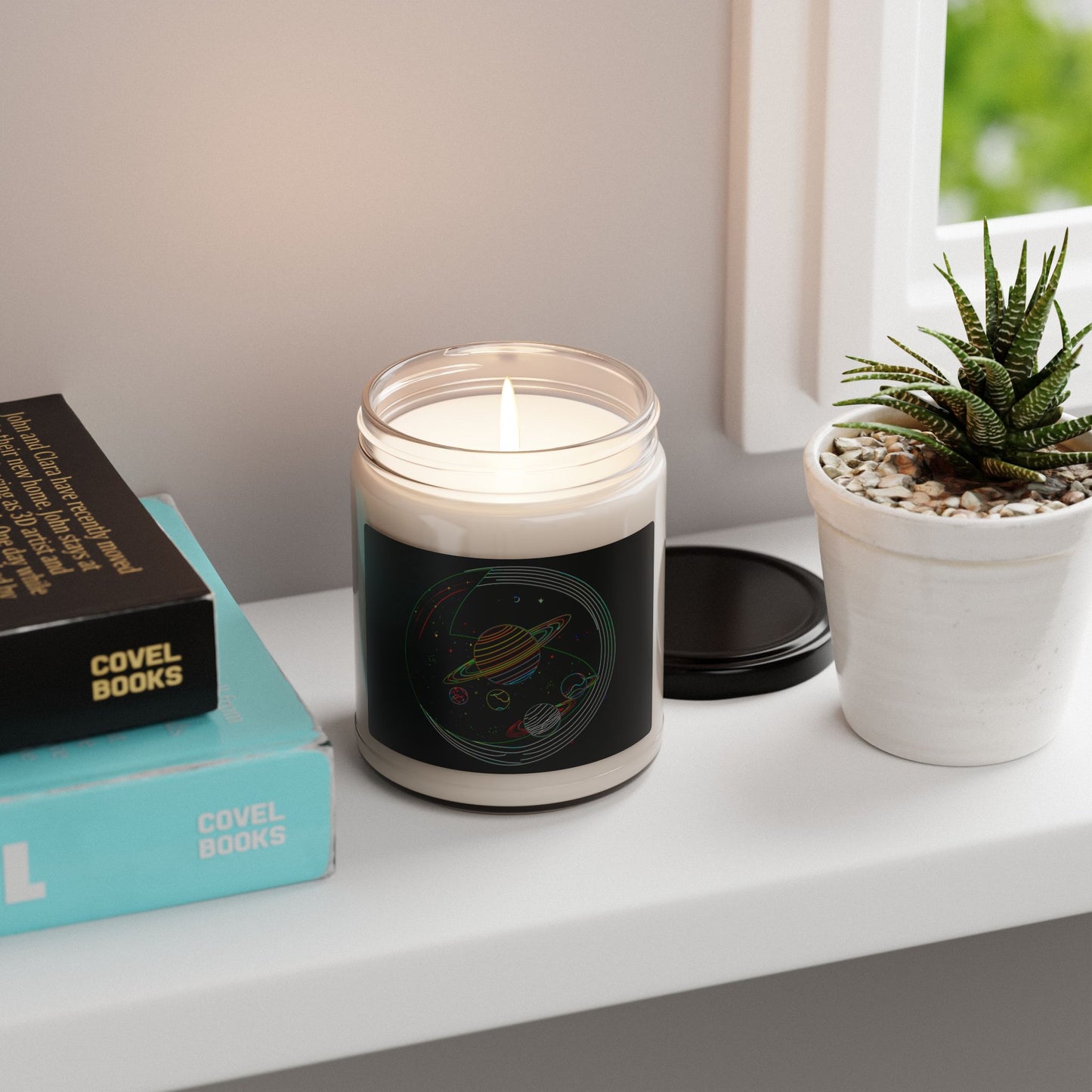 Cosmic Galaxy Scented Candle, Soy Wax, Space Lover Gift, Aromatherapy Candle, Home Fragrance, Relaxation Decor